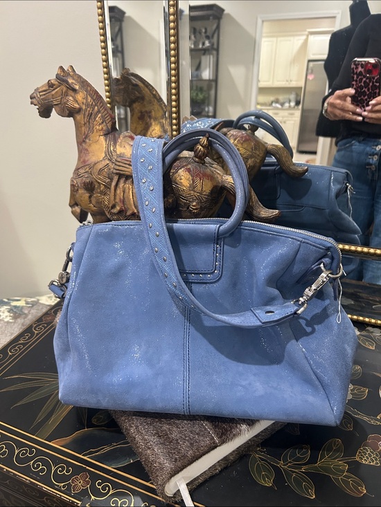 HOBO Handbags - HOBO Blue Suede Tote Bag - Women NWOT